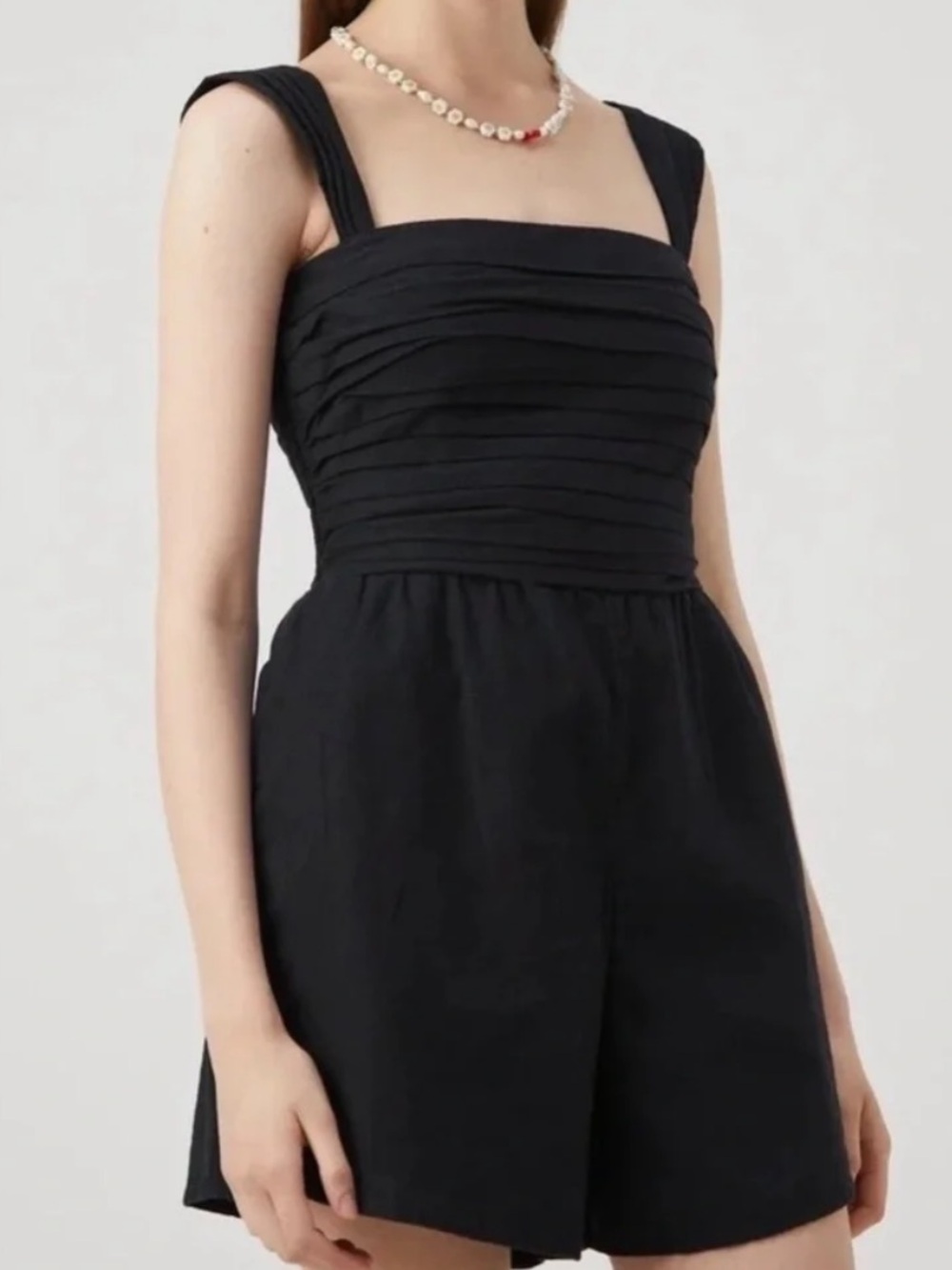 Abercrombie & Fitch Emerson Linen Romper